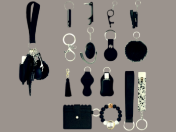 Women’s Wristlet Keychain Set with RFID Wallet Card Holder