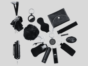 Comprehensive Self-Defense Keychain Set for Women