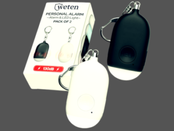 Instant Rescue Alarms | Twin-Pack with 130dB Siren and SOS Strobe