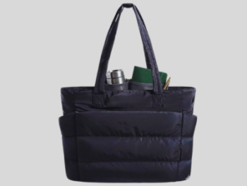Lightweight Quilted Carryall Tote – Padded Travel & Gym