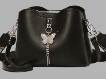 Butterfly Tassel Crossbody with Stylish Patterned Strapv