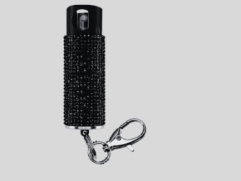 Jeweled Pepper Spray Case with Decorative Dragonfly Charm
