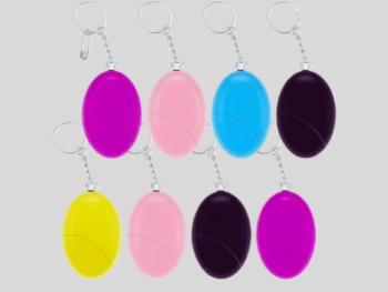 Self-Defense Security Alarm Keychain Set with LED Light