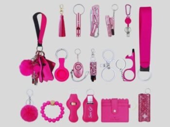 Ultimate 17-Piece Women’s Safety Keychain Mega Set