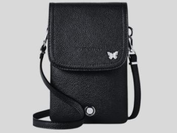 Deep Burgundy Crossbody Bag with Adjustable Strap and Security Flap